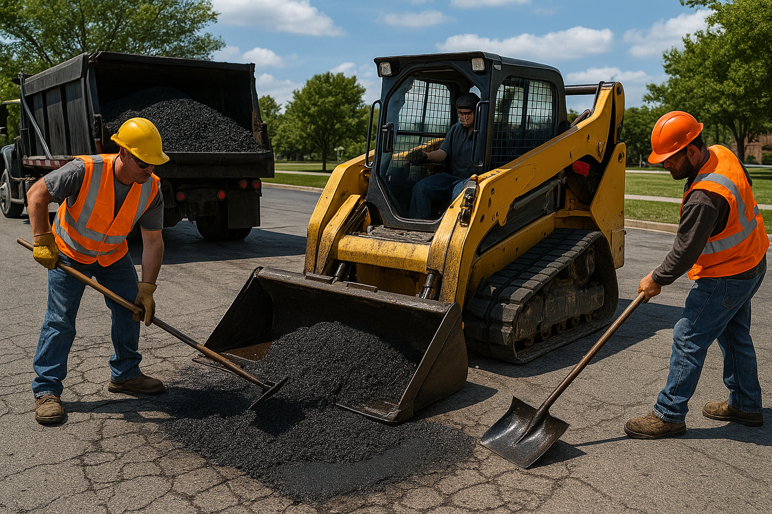 Asphalt Repair & Patching Service in Cincinnati by ITS Asphalt